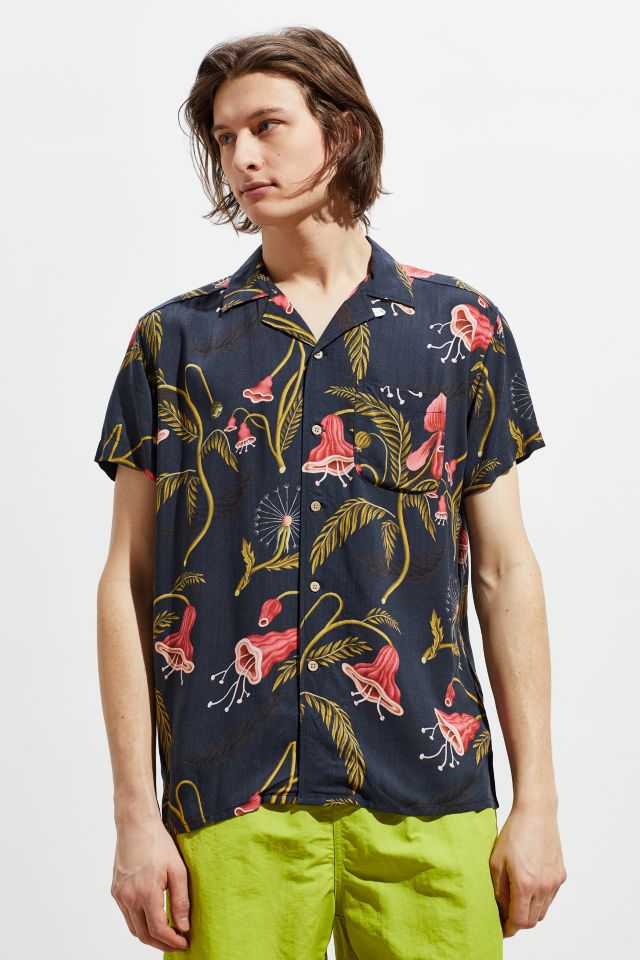 Deus Ex Machina Dean Fauna Short Sleeve Button-Down Shirt | Urban ...