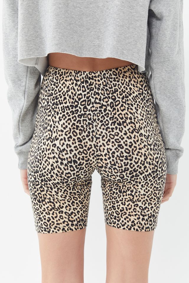 Motel Leopard Print Bike Short #1