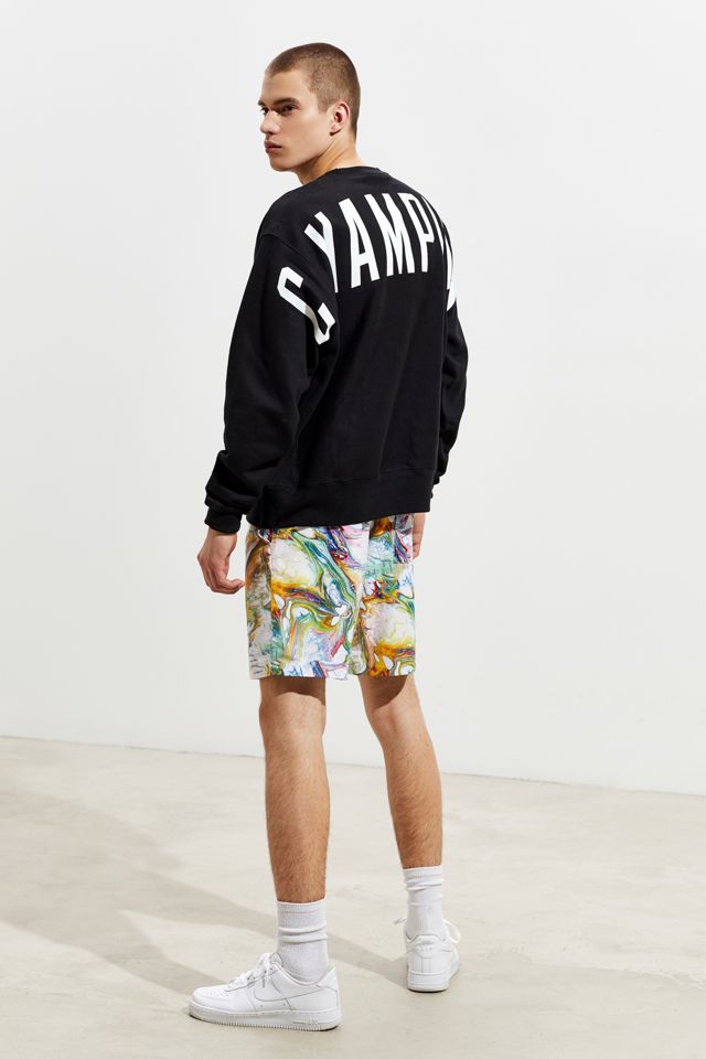 Champion Reverse Weave Oversized Logo Crew Neck Sweatshirt | Urban