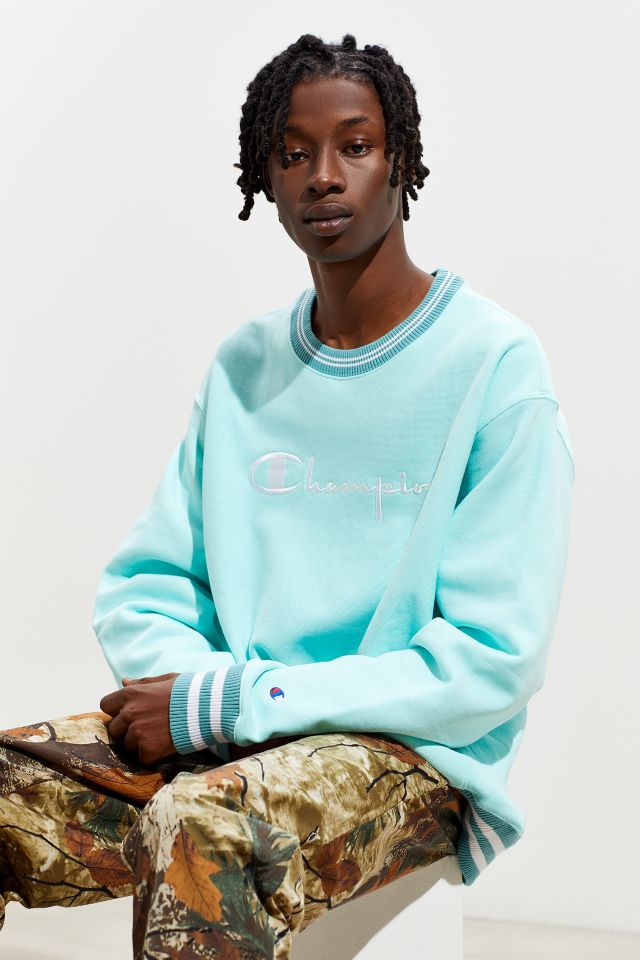 Champion turquoise sweatshirt sale