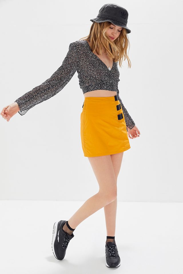 UO Carey Nylon Buckle Mini Skirt #2