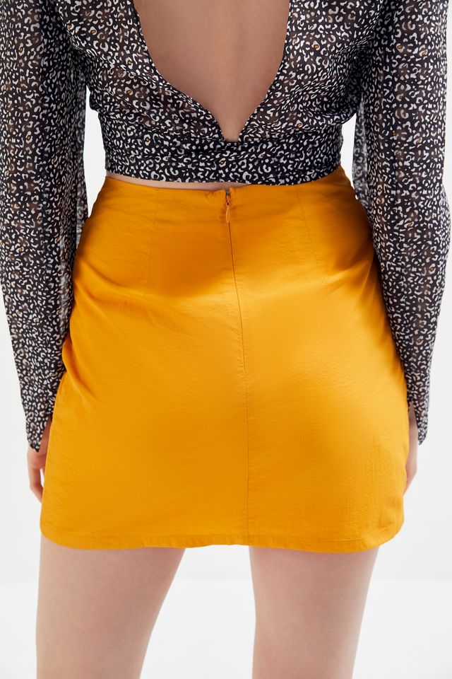 UO Carey Nylon Buckle Mini Skirt #3