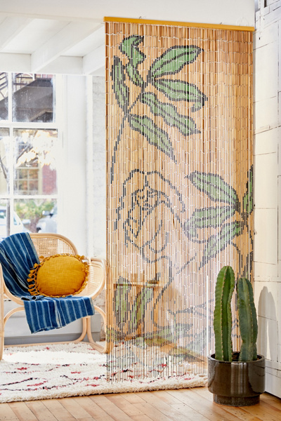 Figure Study Bamboo Beaded Curtain | Urban Outfitters