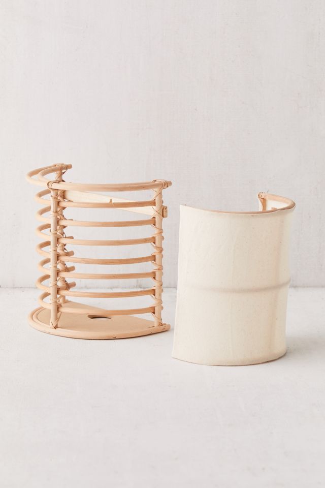 Rattan Lantern Sconce #5