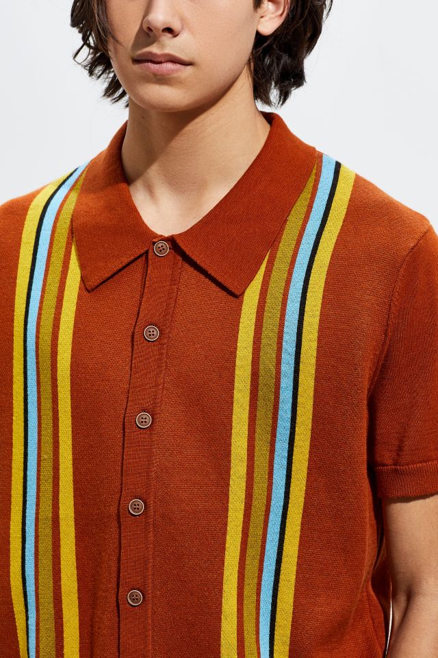 UO Baxter Button-Down Sweater Polo Shirt #1