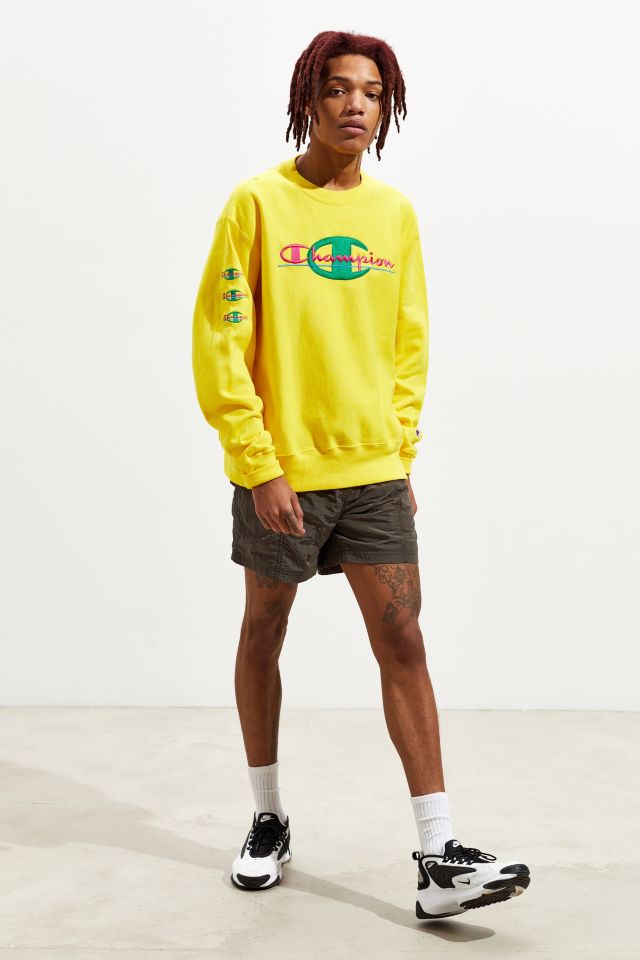 Champion pop colors crewneck sweatshirt on sale