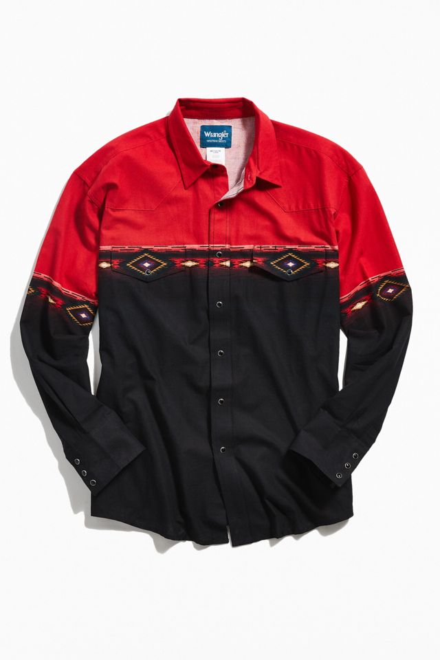 Wrangler Colorblocked Classic Western Shirt #1