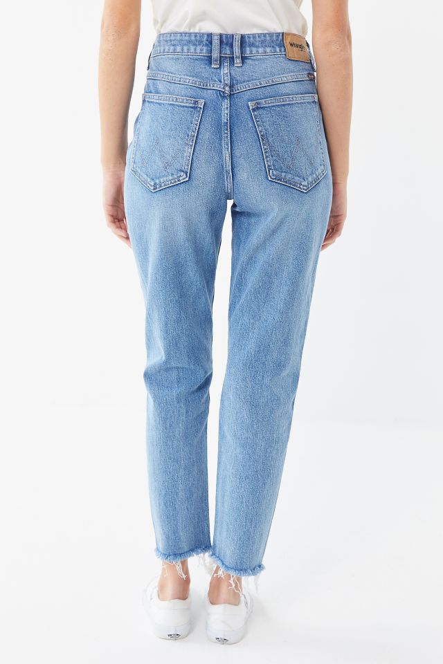 Wrangler Drew High-Waisted Straight Leg Jean – Bang Bang Blue #1