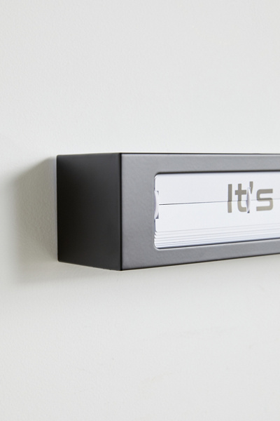 Cloudnola Textime Bamboo Wall Clock