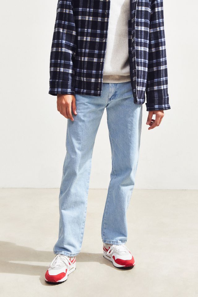 Wrangler Mens Jeans - Cowboy Cut Slim Fit Jean - Bleach Wash