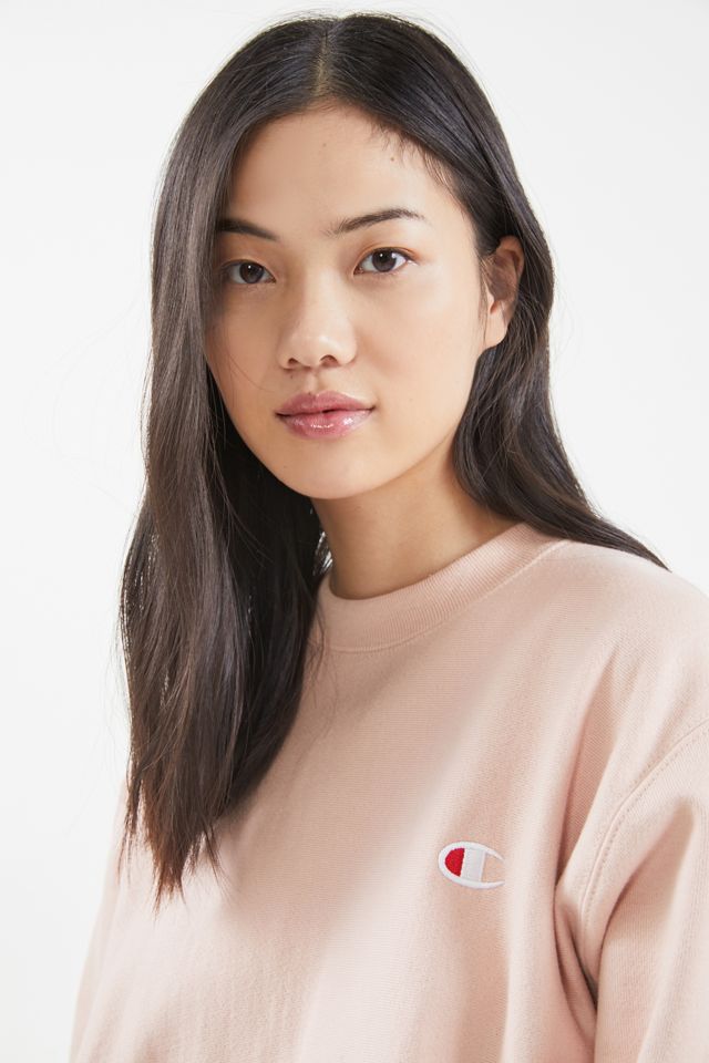 Champion Reverse Weave Logo Patch Sweatshirt #1