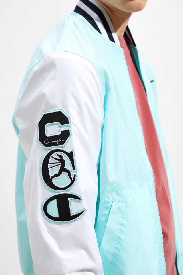 Blouson de baseball en satin Champion #4