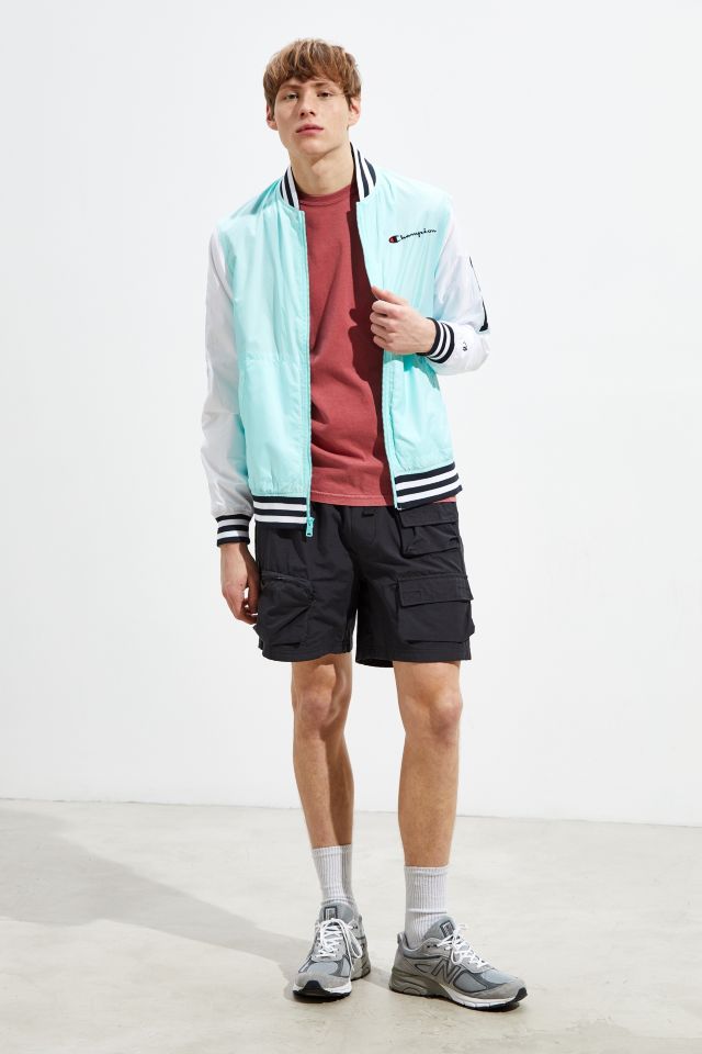 Blouson de baseball en satin Champion #5