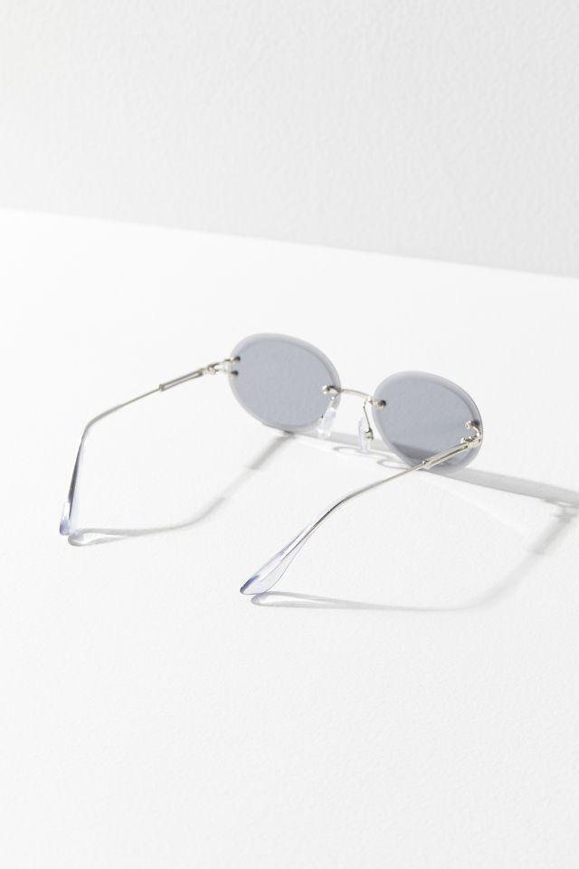 Odessa Rimless Oval Sunglasses #2