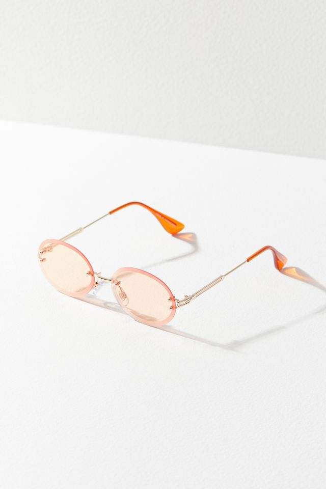 Odessa Rimless Oval Sunglasses #1