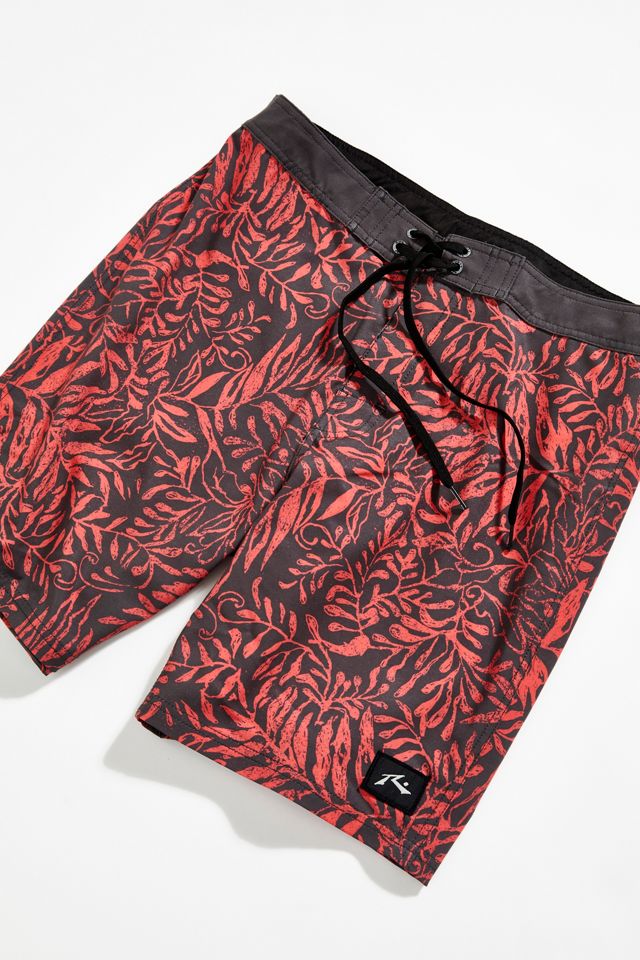 Rusty America Shadow Leaf Swim Short | Urban Outfitters Canada