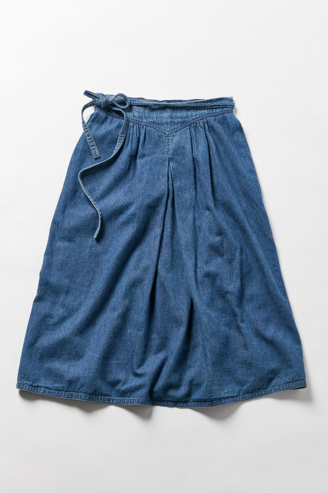 Ll bean hot sale jean skirt