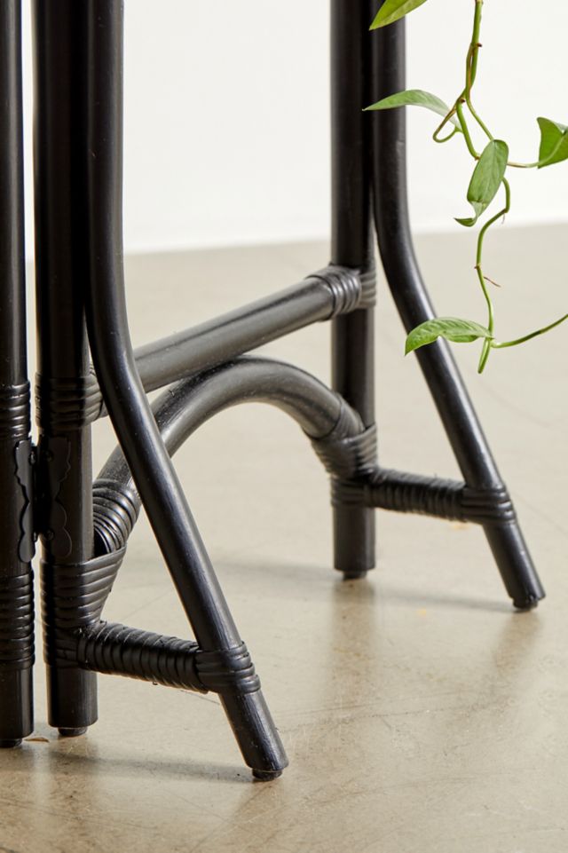Rattan Tiered Plant Stand #4