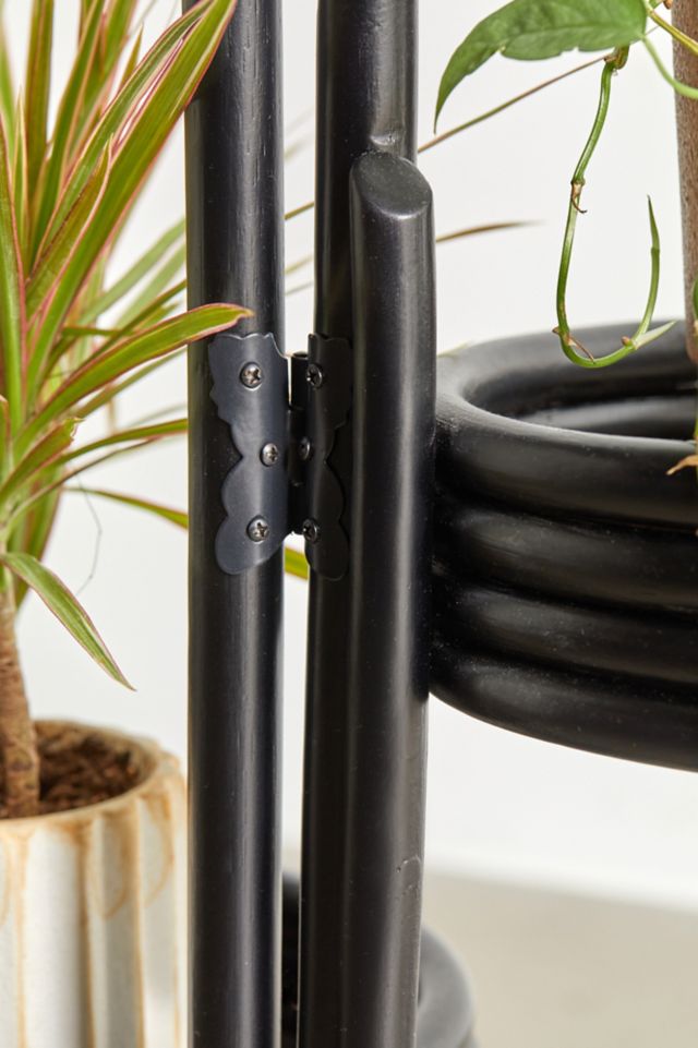 Rattan Tiered Plant Stand #5