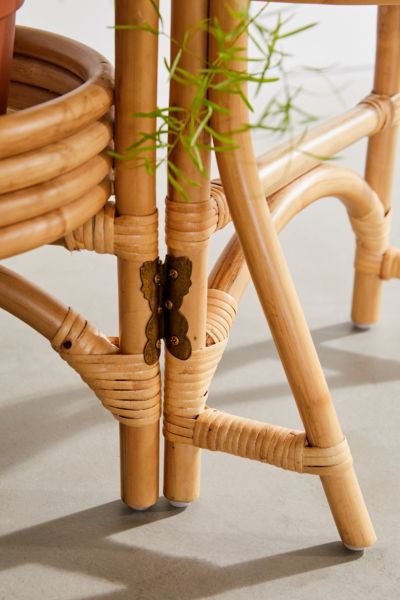 Rattan Tiered Rattan Plant Stand | Urban Outfitters