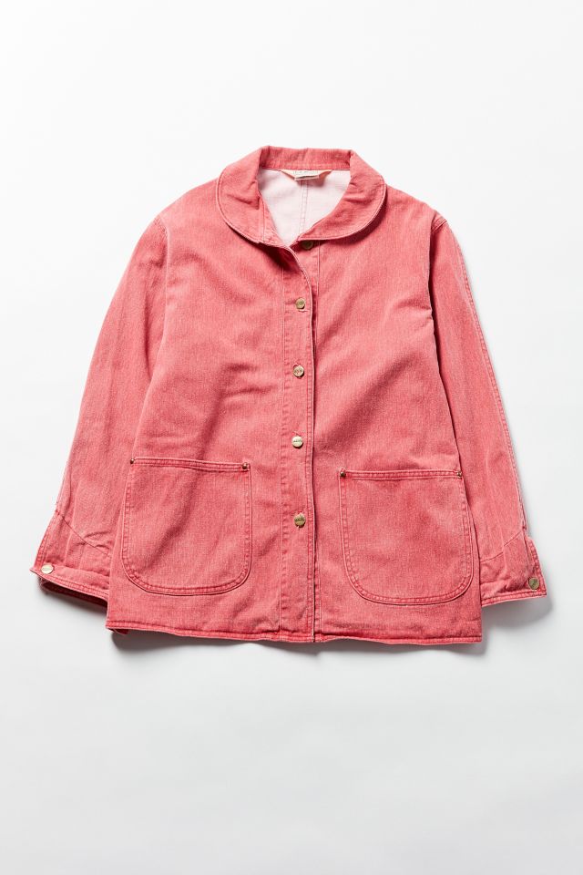 Vintage L.L. Bean Red Denim Jacket #1