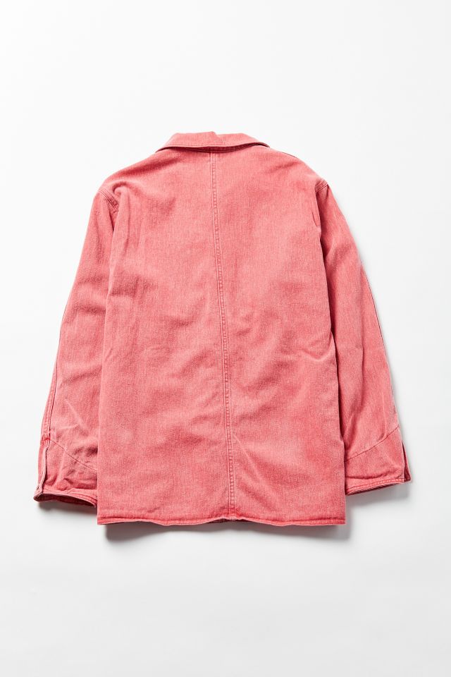 Vintage L.L. Bean Red Denim Jacket #3