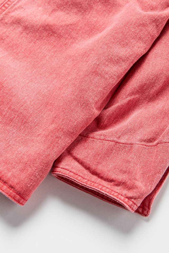 Vintage L.L. Bean Red Denim Jacket #4