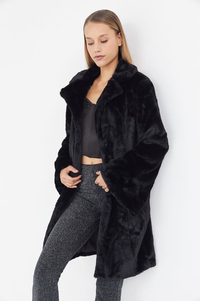 I.AM.GIA Blair Faux Fur Coat Urban Outfitters Canada