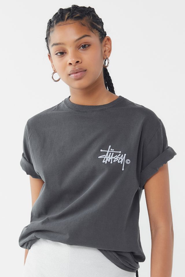Stussy Basic Logo Crew-Neck Tee | Urban Outfitters