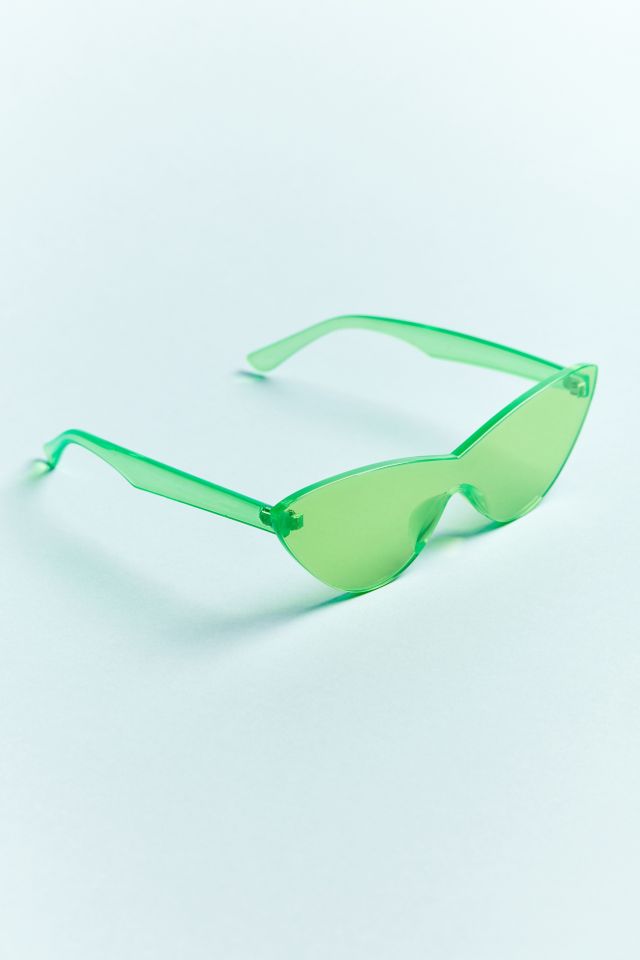 Slick Mono-cut Cat-Eye Sunglasses #2