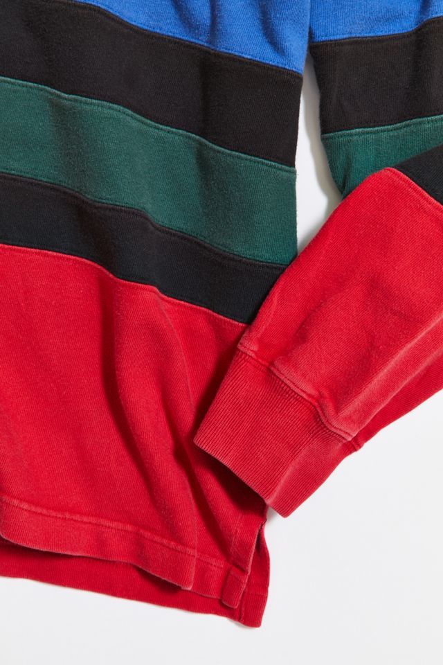 Vintage Polo Ralph Lauren Pieced Stripe Rugby Shirt #2