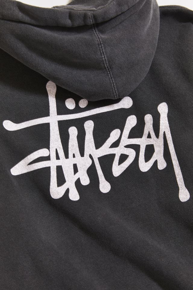 Vintage Stussy Carbon Hoodie Sweatshirt #4
