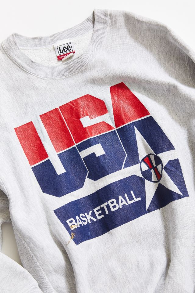 Vintage USA Basketball Crew-Neck Sweatshirt | Urban Outfitters
