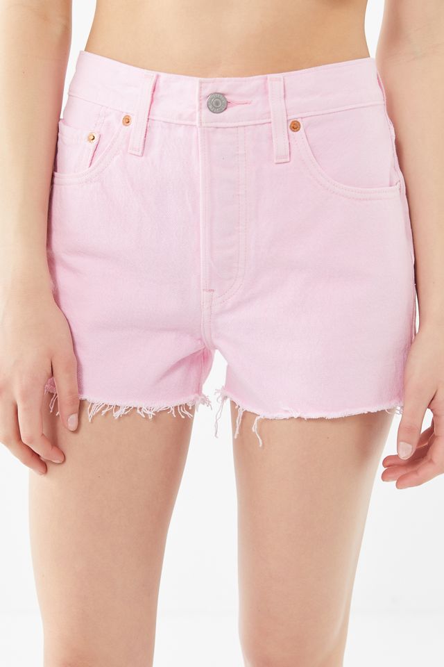 Levi’s 501 High-Waisted Denim Short – Light Pink #3