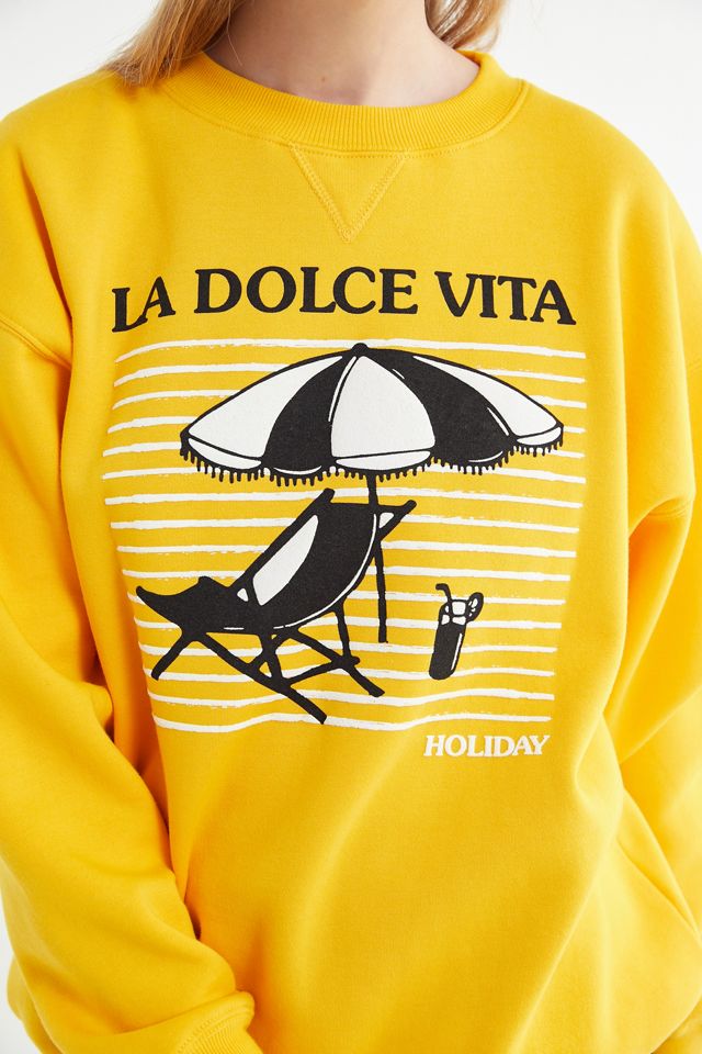 Holiday By Emma Mulholland La Dolce Vita Sweatshirt #1