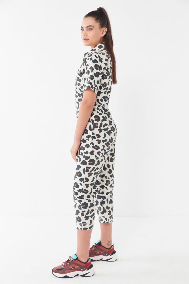 UO D’Angelo Leopard Print Cropped Coverall #2