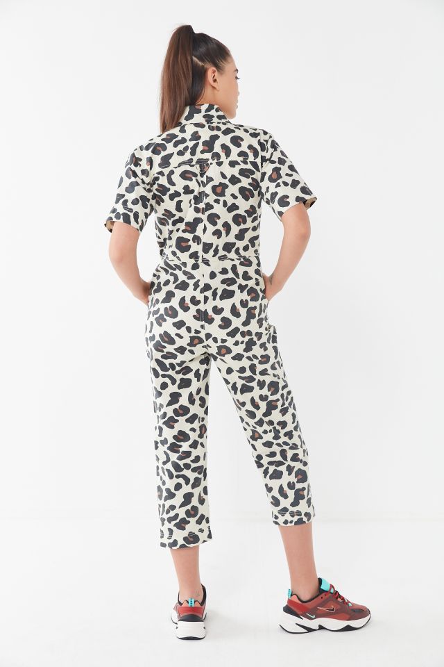 UO D’Angelo Leopard Print Cropped Coverall #3