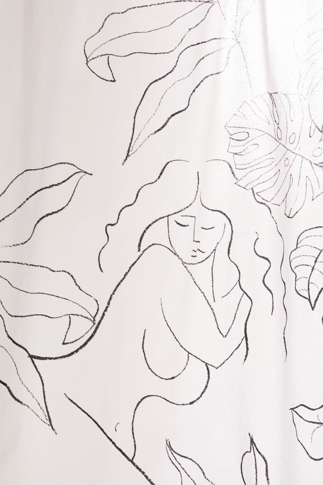 Figure Study Shower Curtain #1
