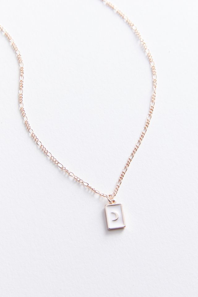 Riley Enamel Tag Necklace #1