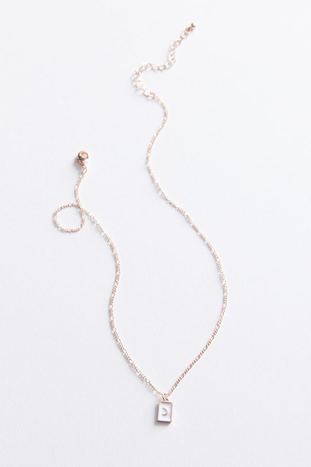 Riley Enamel Tag Necklace #2