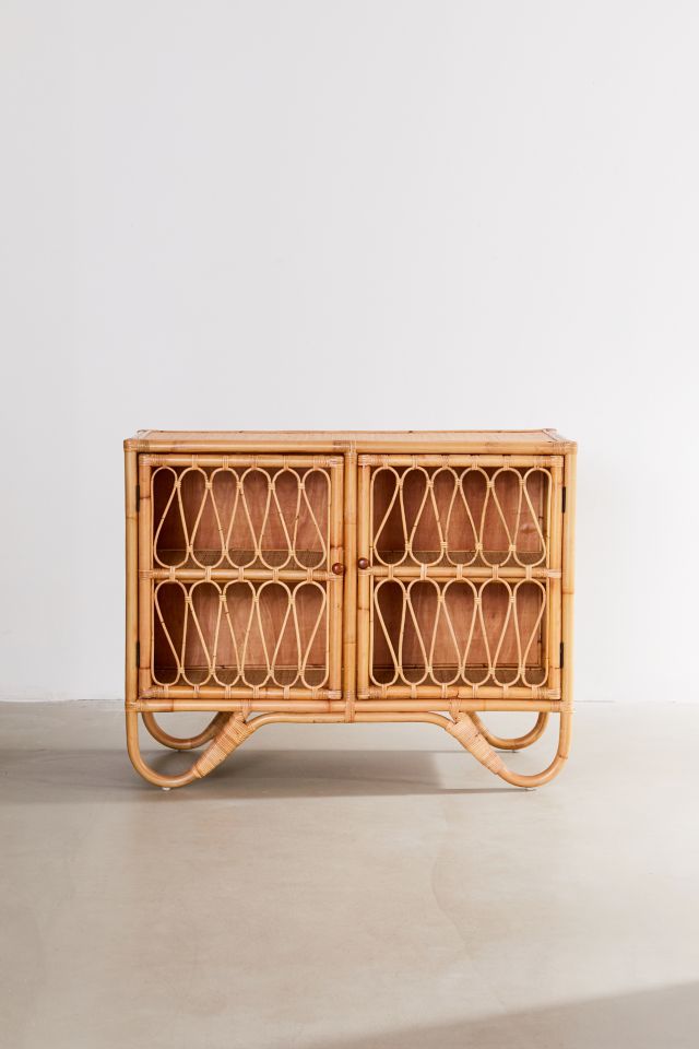 Melody Rattan Storage Cabinet #2