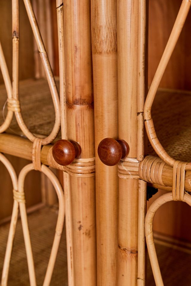 Melody Rattan Storage Cabinet #4