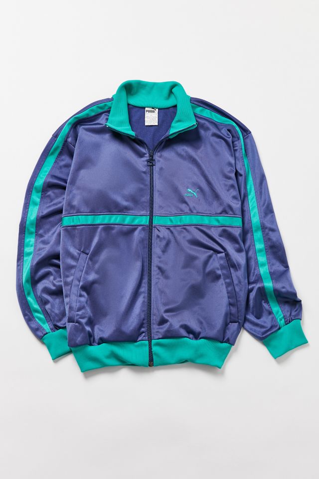 Vintage Puma Purple Track Jacket | Urban Outfitters