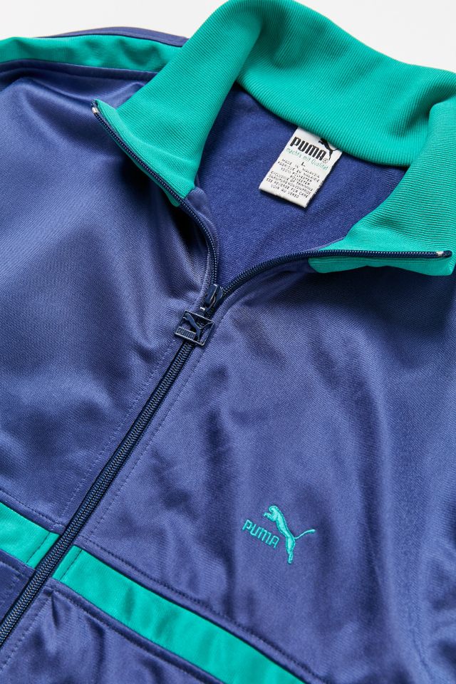 Vintage Puma Purple Track Jacket #1