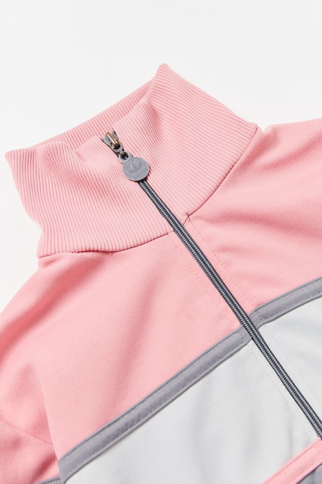 Vintage adidas Pink + Grey Track Jacket #1