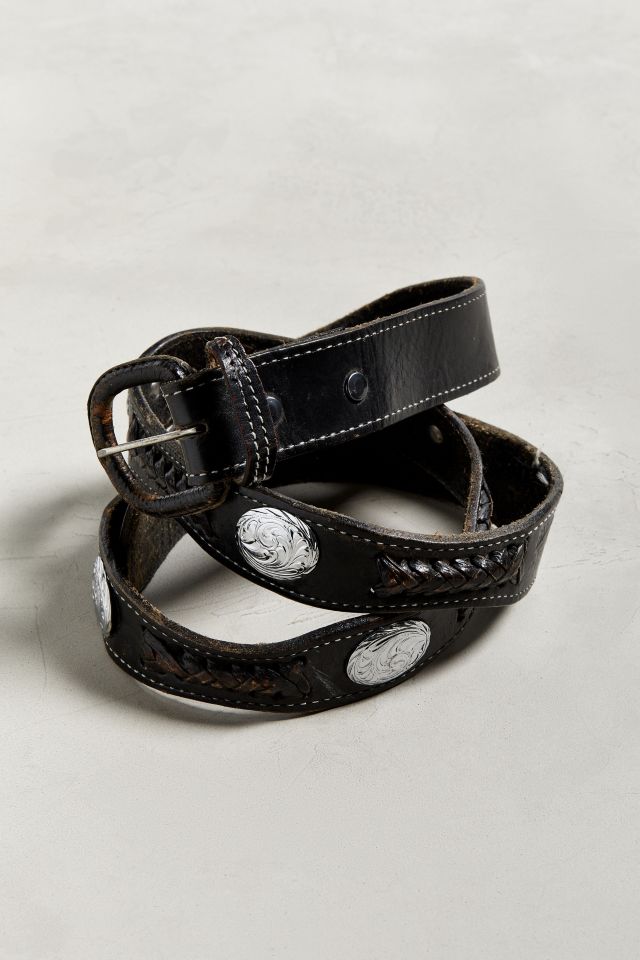 Vintage Embellished Leather Belt | Urban Outfitters