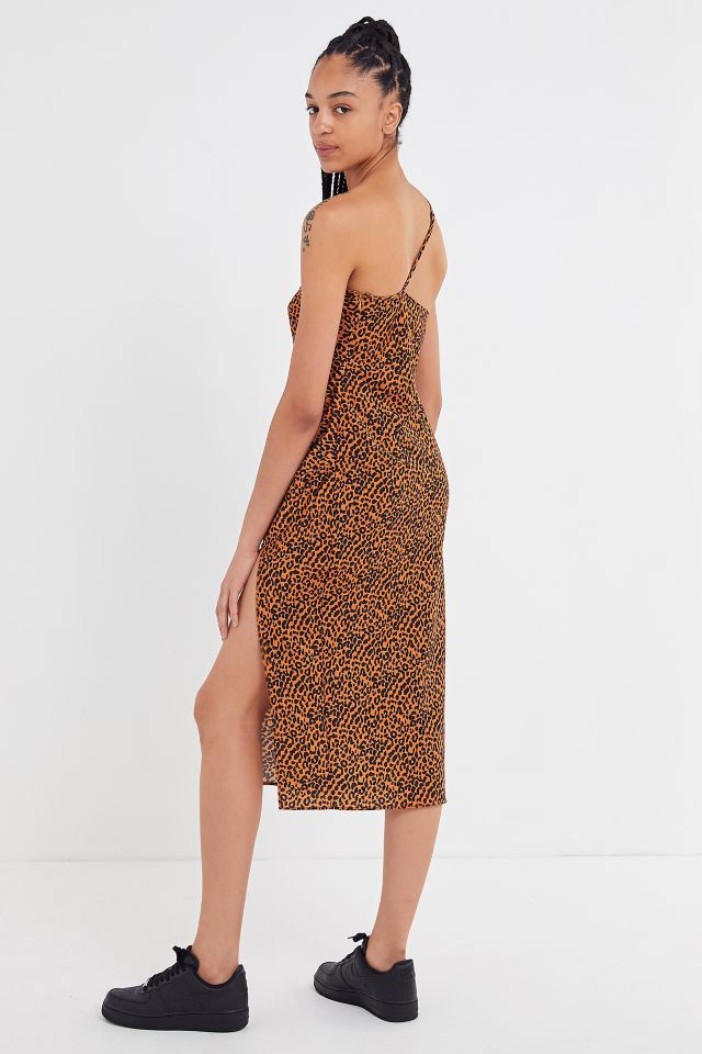 The East Order Sahara Leopard Print Slip Dress
