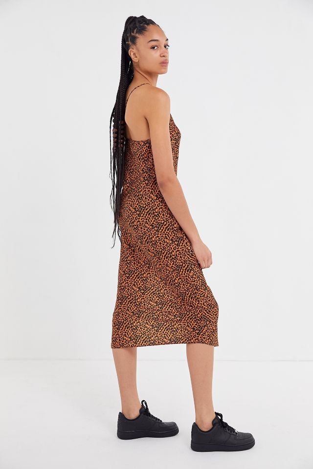 The East Order Sahara Leopard Print Slip Dress #3
