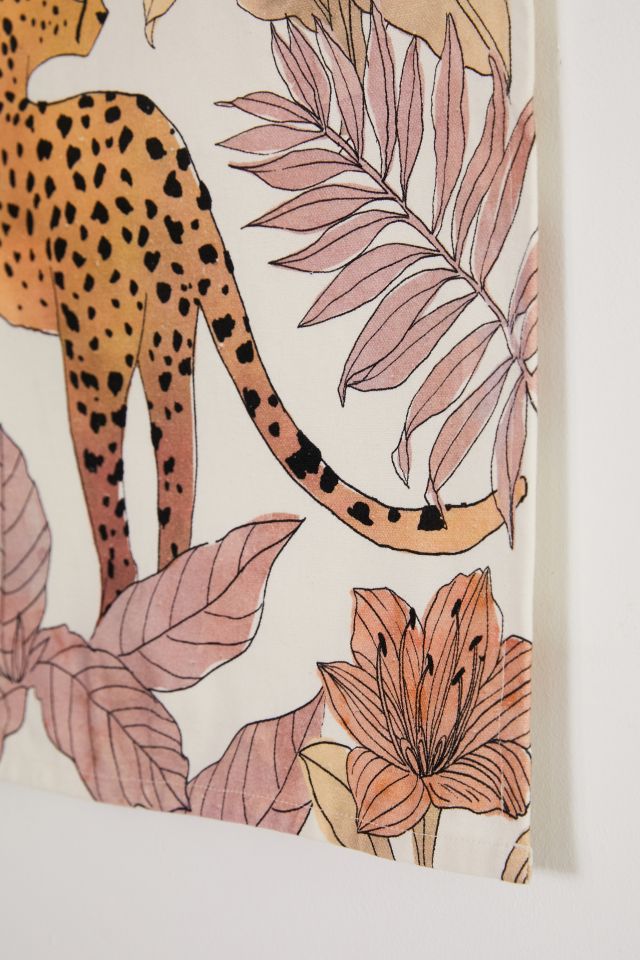 Jungle Cheetah Flag Tapestry #2