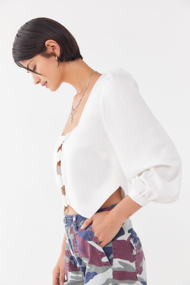 The East Order Fable Buckle-Front Blouse #3